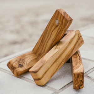 Olijfhouten Zeephouder