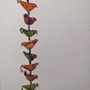 Decoratieve slinger stoffen vogels